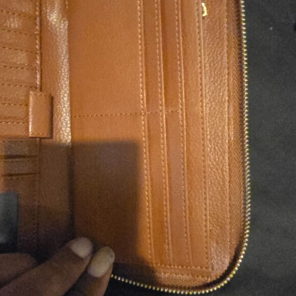 Chelmon Women's Vegan Leather Clutch Wallet with Zip X- Large Capacity - Picture 3 of 9